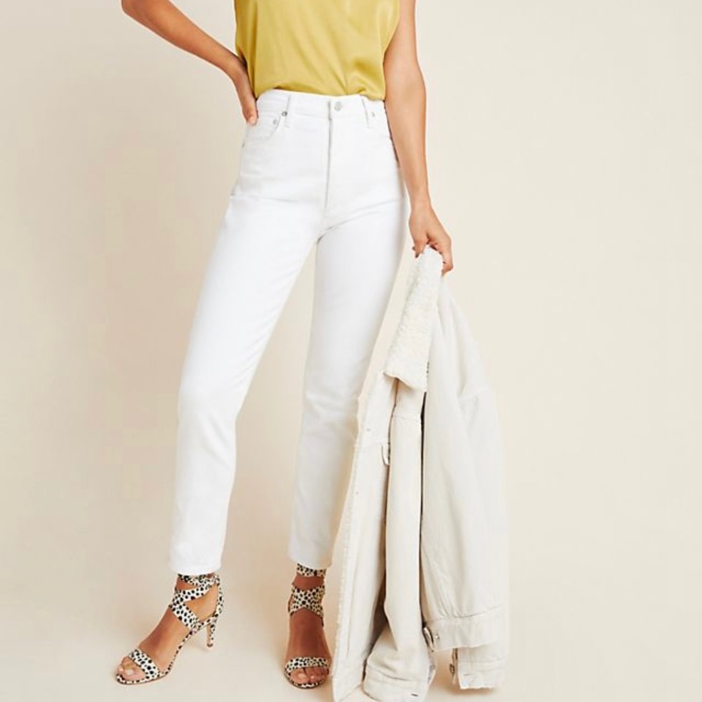 Agolde Nico white jeans. Size 25.